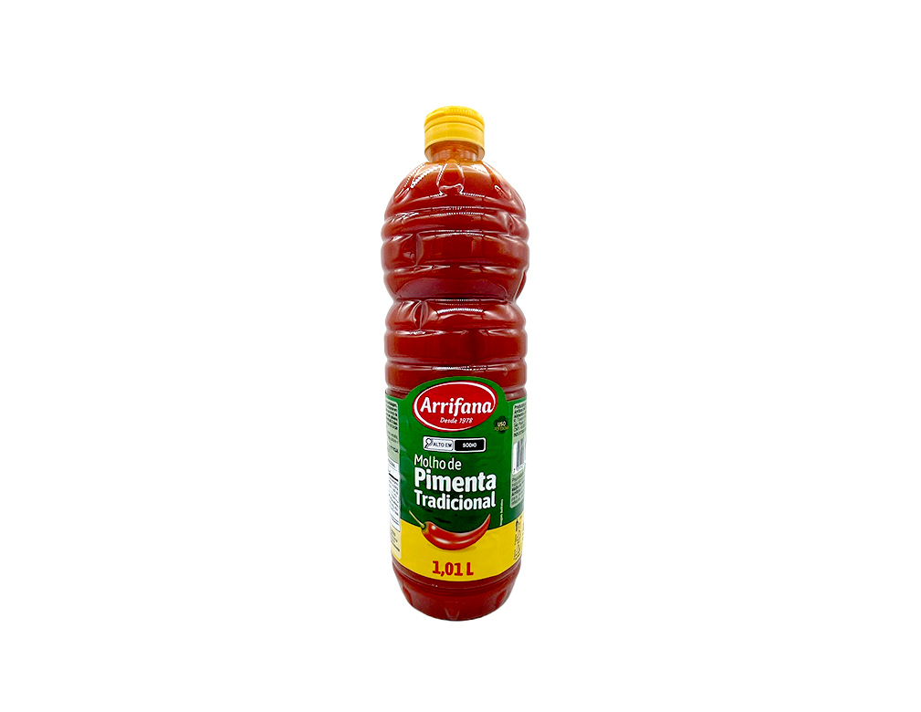 MOLHO DE PIMENTA VERMELHA ARRIFANA 1,01 L (CX 12 FR)
